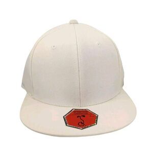 Grassroots California Fitted Hat Beige/Cream White 7 1/4 Touch  of Class